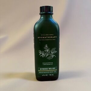 Bath & Body Works Aromatherapy Stress Relief Eucalyptus Spearmint Body Oil 4oz